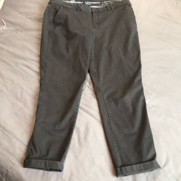 Eddie Bauer Legendwash Stretch Slim Boyfriend Pants - Picture 2 of 6